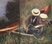 John Singer Sargent Paul Helleu Sketching with his Wife (mk18) china oil painting reproduction